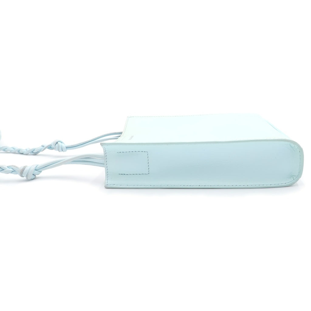 JIL SANDER(ジルサンダー) Tangle タングル スモール レザー ショルダーバッグ ブルー レディース
