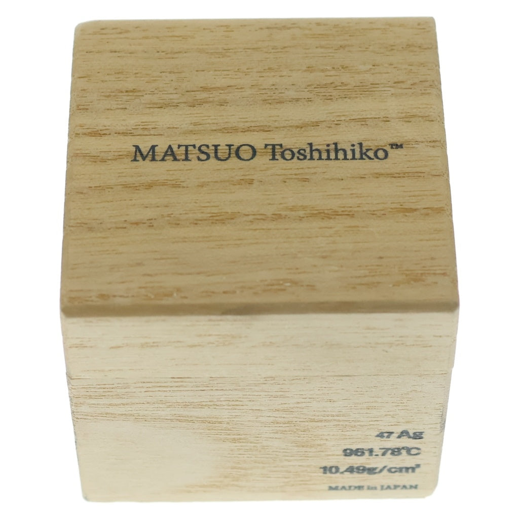 NO BRAND(ノーブランド) MATSUO Toshihiko マツオトシヒコ ストーンリング シルバー