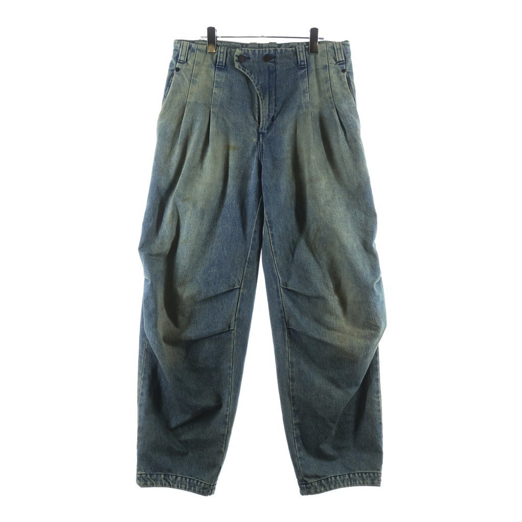 DEVOA(デヴォア) Denim Baggy Pants デニムバギーパンツ インディゴ