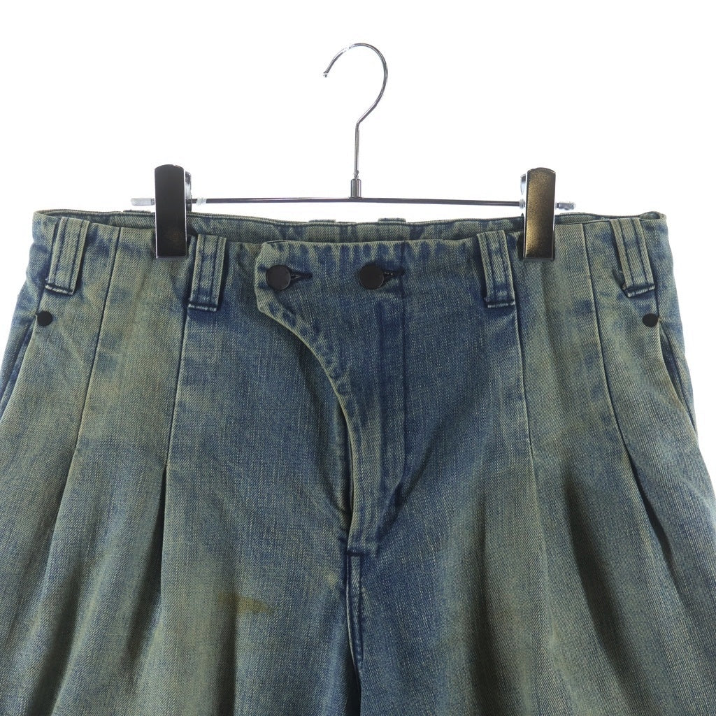 DEVOA(デヴォア) Denim Baggy Pants デニムバギーパンツ インディゴ