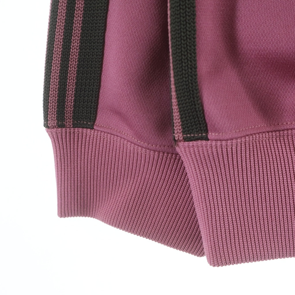 Needles(ニードルス) Track Jacket Poly Smooth トラックジャケット ロゴ刺繍 サイドラインジャージ ピンク MR284