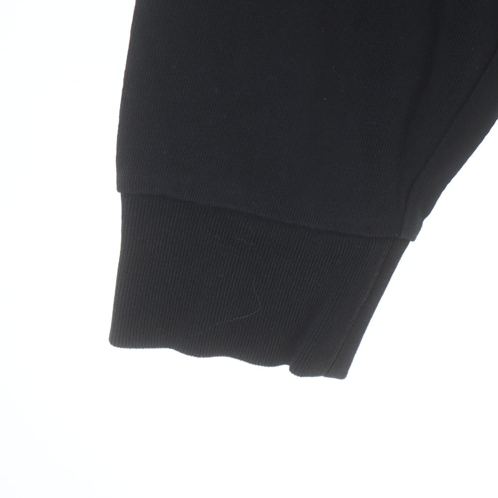MONCLER(モンクレール) T-SHIRT MANICA LUNGA フロントプリント クルーネック長袖カットソー ロングスリーブTシャツ ブラック H20978D00002