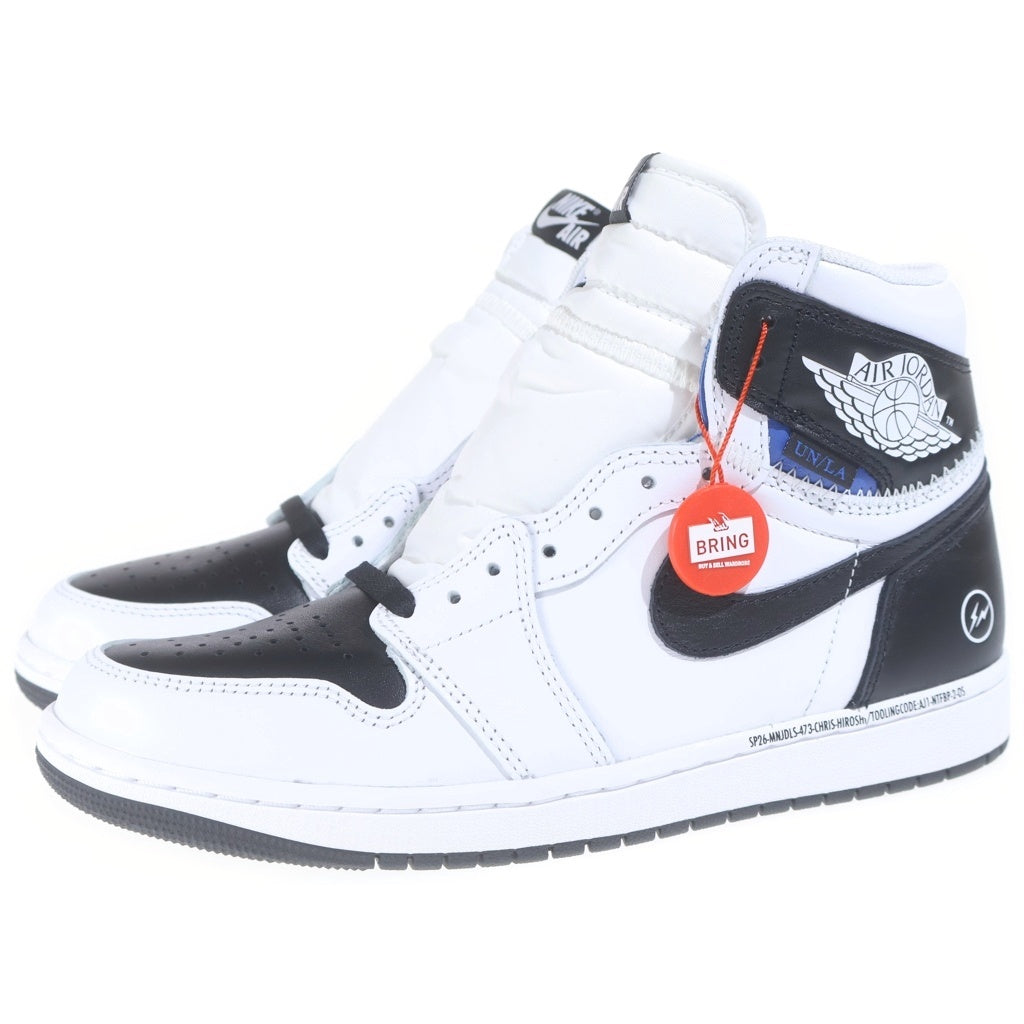 NIKE(ナイキ) ×FRAGMENT DESIGN ×UNION AIR JORDAN 1 RETRO HIGH OG フラグメントデザイン ユニオン エアジョーダン1 レトロ ハイカット スニーカー US9/27cm II7282-100