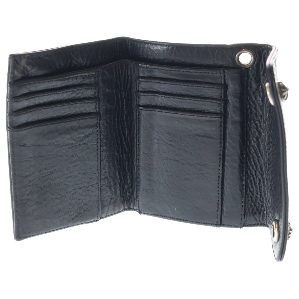 CHROME HEARTS(クロムハーツ) WAVE MINI ウェーブミニレザーウォレット