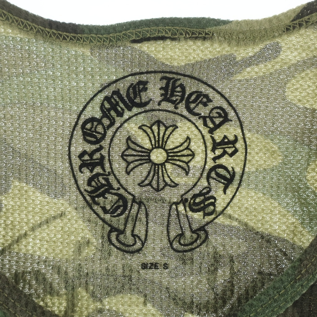 CHROME HEARTS クロムハーツ CAMO CH PLUS TANK TOP カモ柄 CHプラスプリント タンクトップ カーキ CHROME HEARTS(クロムハーツ) CAMO CH PLUS TANK TOP カモ柄 CHプラス