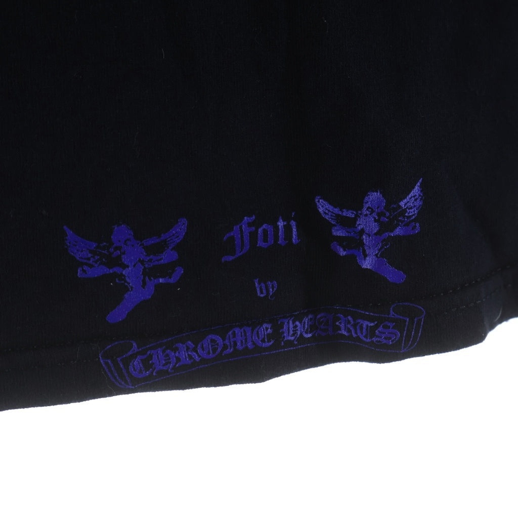 CHROME HEARTS(クロムハーツ) OLD FOTI S/S TEE オールド フォティプリント クルーネック 半袖Tシャツ ブラック レディース
