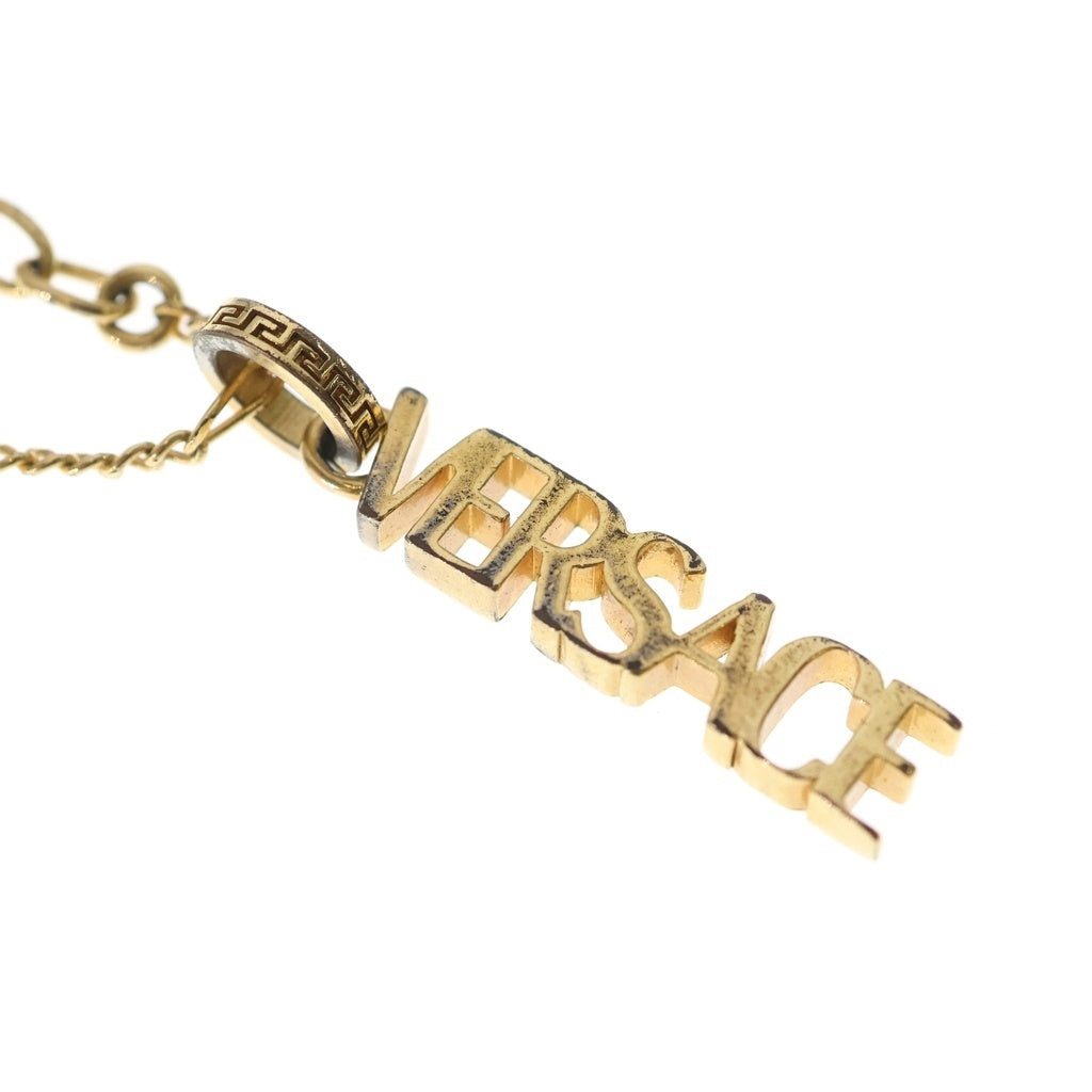 VERSACE(ヴェルサーチ) メデューサロゴプレート ネックレス シルバー