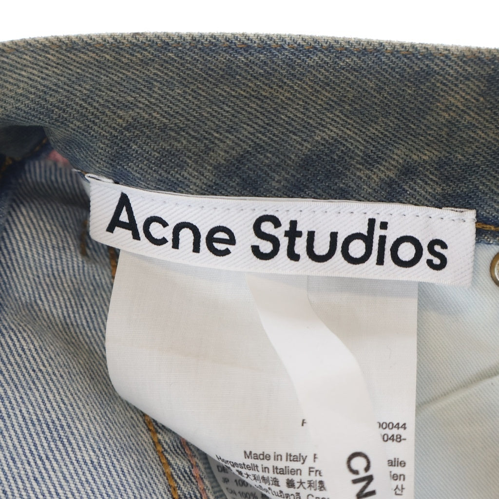 Acne Studios(アクネ ストゥディオズ) 23AW スーパーバギーフィットジーンズ コーティング加工パンツ ブラウン FN-UX-5PKT000044 C00048