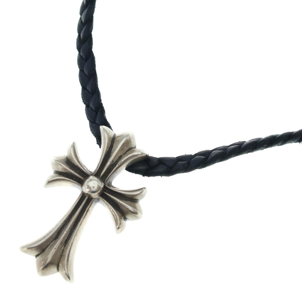 CHROME HEARTS(クロムハーツ) CH CRS SMLスモールCHクロス BC ボロチップブレイド ネックレス シルバー BCA220