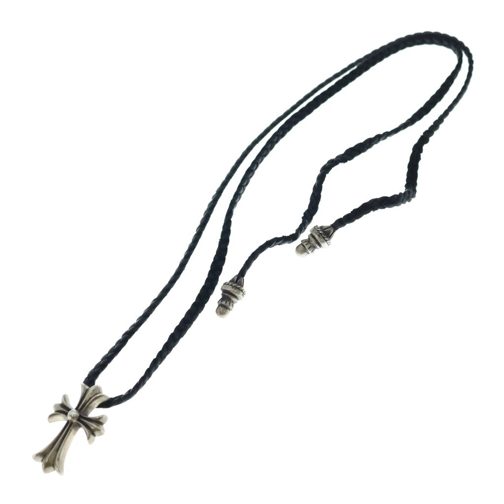 CHROME HEARTS(クロムハーツ) CH CRS SMLスモールCHクロス BC ボロチップブレイド ネックレス シルバー BCA220