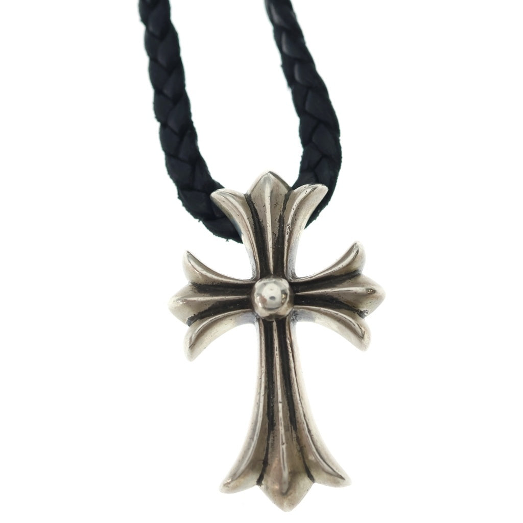 CHROME HEARTS(クロムハーツ) CH CRS SMLスモールCHクロス BC ボロチップブレイド ネックレス シルバー BCA220
