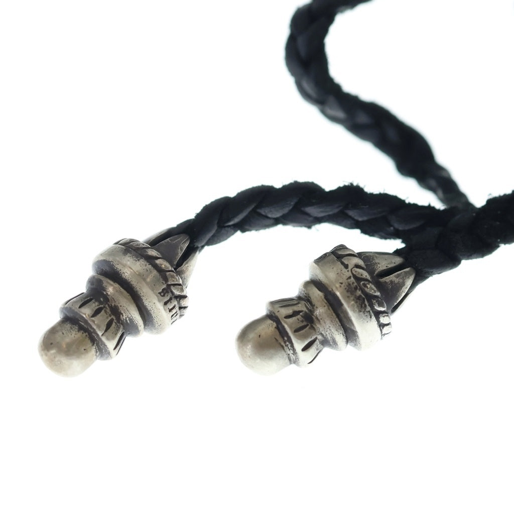 CHROME HEARTS(クロムハーツ) CH CRS SMLスモールCHクロス BC ボロチップブレイド ネックレス シルバー BCA220