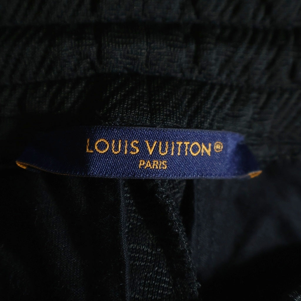 LOUIS VUITTON(ルイヴィトン) 24SS モノグラム エンボス ジョガー トラックパンツ ブラック HJY46W