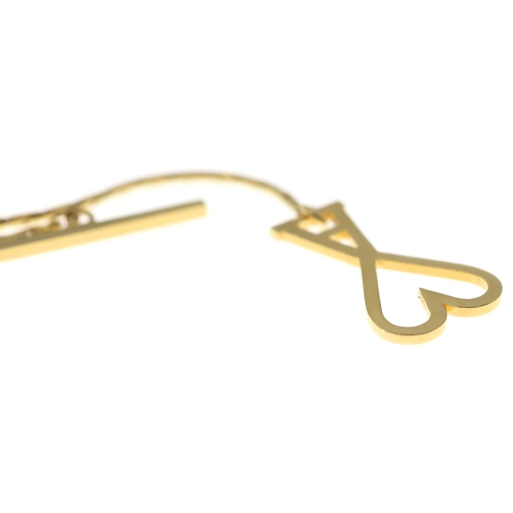 AMI Alexandre Mattiussi(アミアレクサンドルマテュッシ) AMI DE COEUR CHAIN NECKLACE ロゴ チェーン ネックレス ゴールド UJW916 レディース