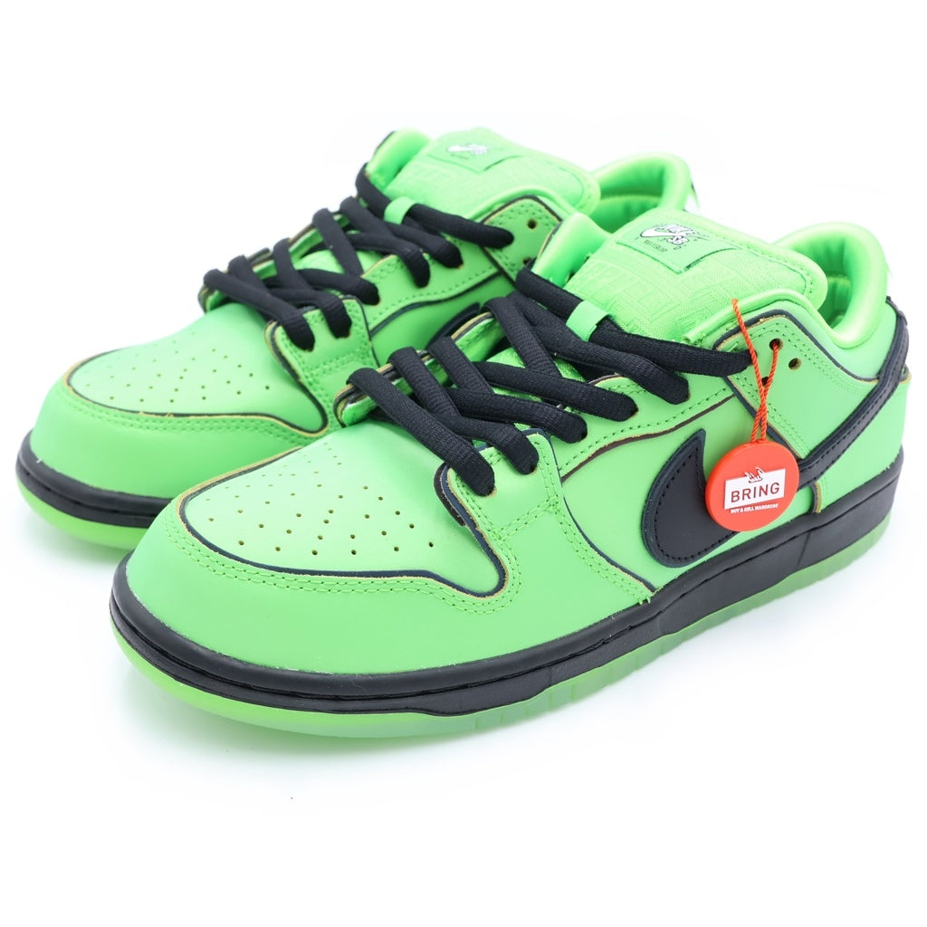NIKE SB(ナイキエスビー) ×パワーパフガールズ SB Dunk Low Pro QS Buttercup ダンク ロウ バターカップ ローカットスニーカー FZ8319-300 US9/27cm