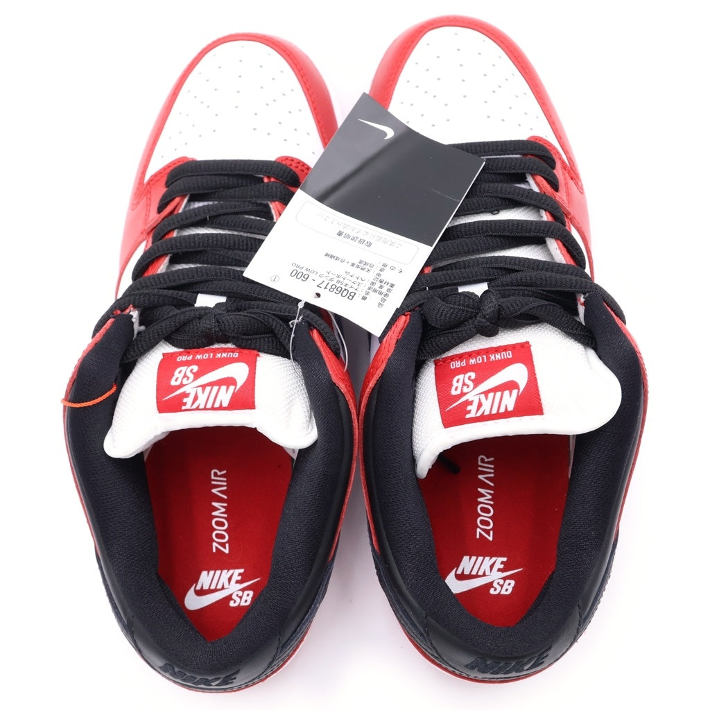 NIKE SB(ナイキエスビー) Dunk Low Pro J-Pack Chicago エスビーダンクロー ジェイパックシカゴ ローカットスニーカー シューズ BQ6817-600 ホワイト/レッド US8.5/26.5cm