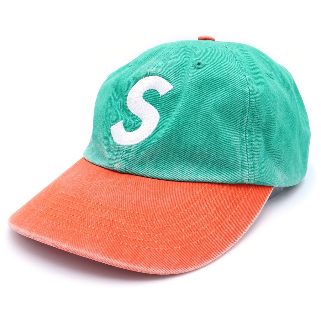 SUPREME(シュプリーム) 25AW Pigment Coated 2-Tone S Logo 6-Panel キャップ マルチカラー