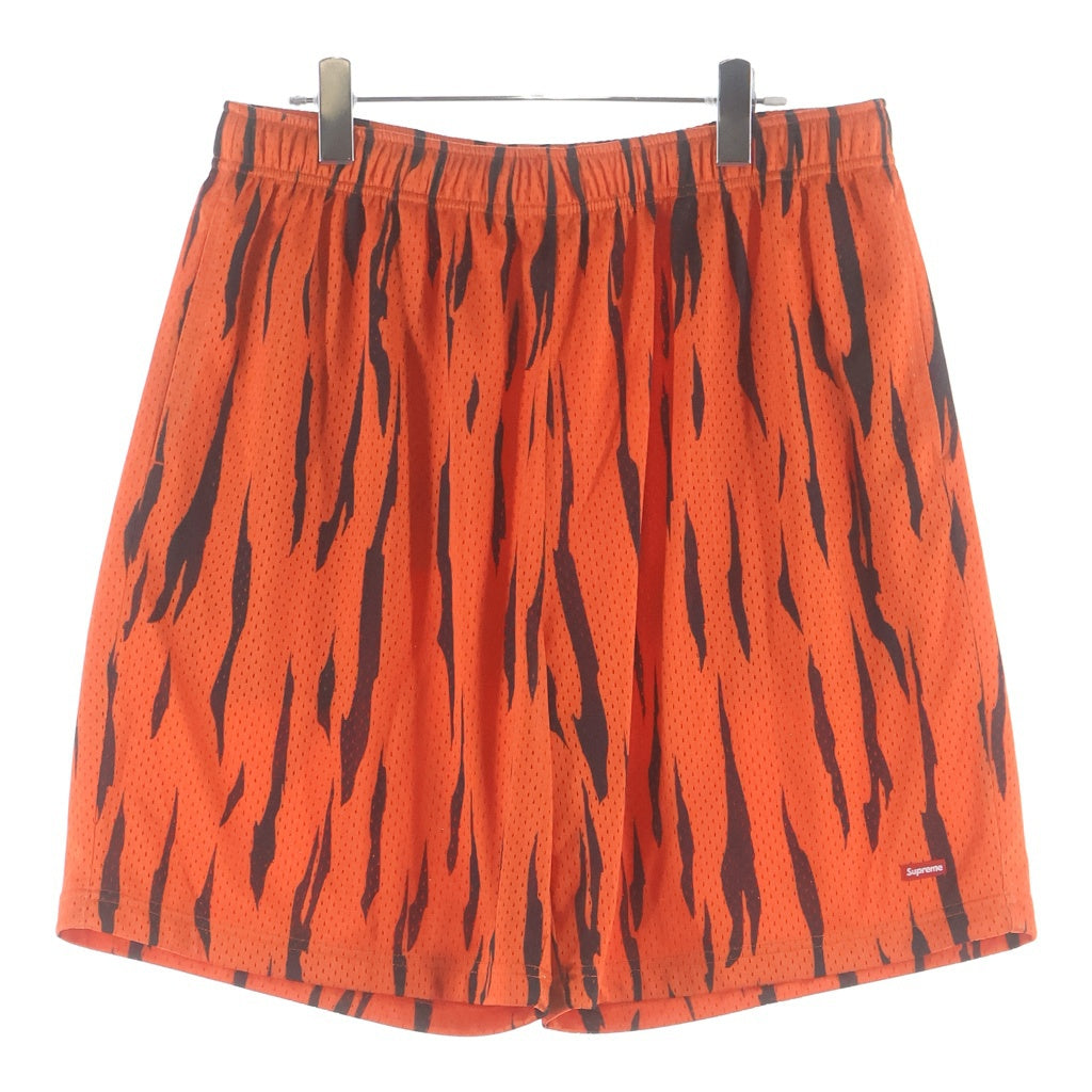 SUPREME(シュプリーム) 24SS Small Box Baggy Mesh Short tigerメッシュ ショートパンツ ハーフパンツ タイガー オレンジ