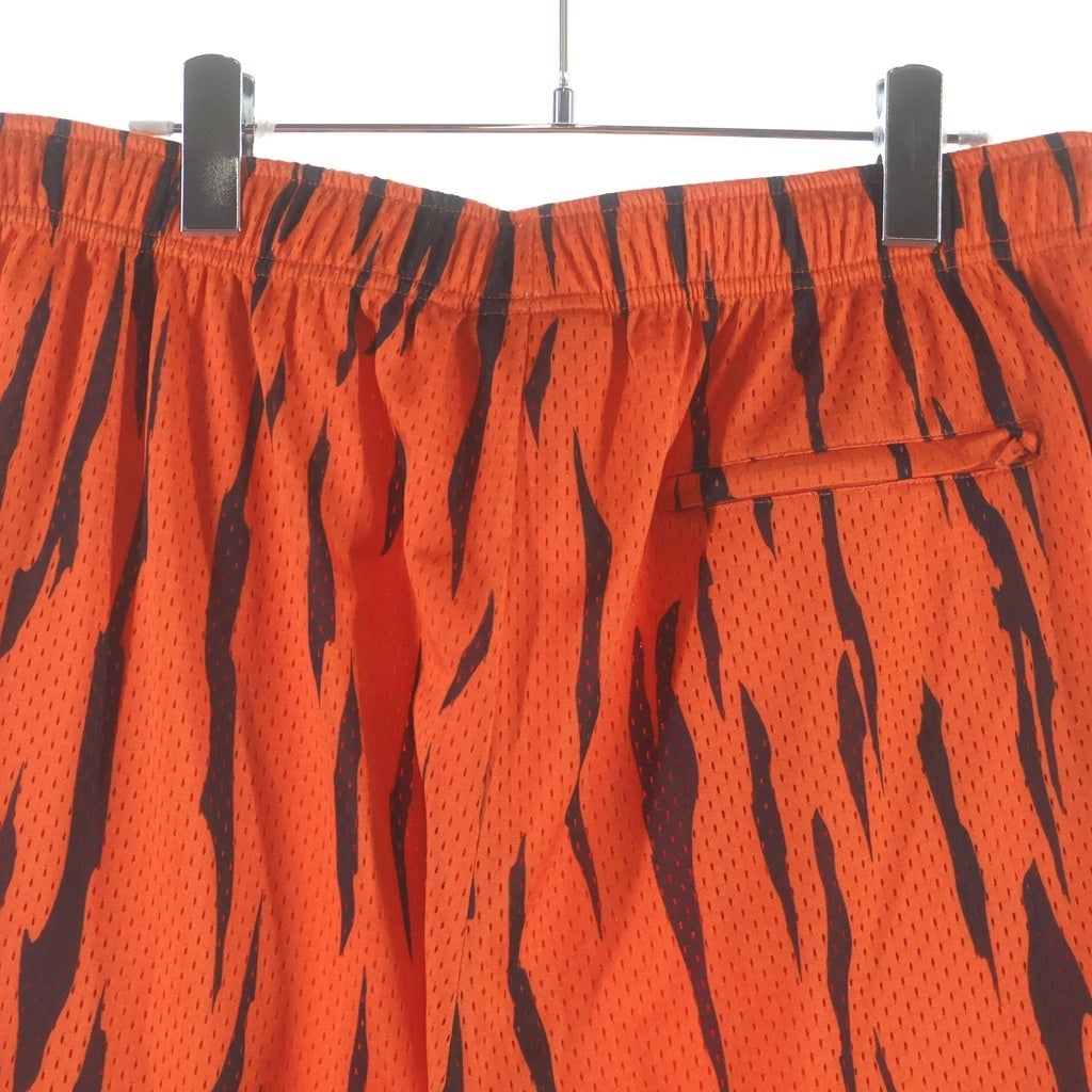 SUPREME(シュプリーム) 24SS Small Box Baggy Mesh Short tigerメッシュ ショートパンツ ハーフパンツ タイガー オレンジ