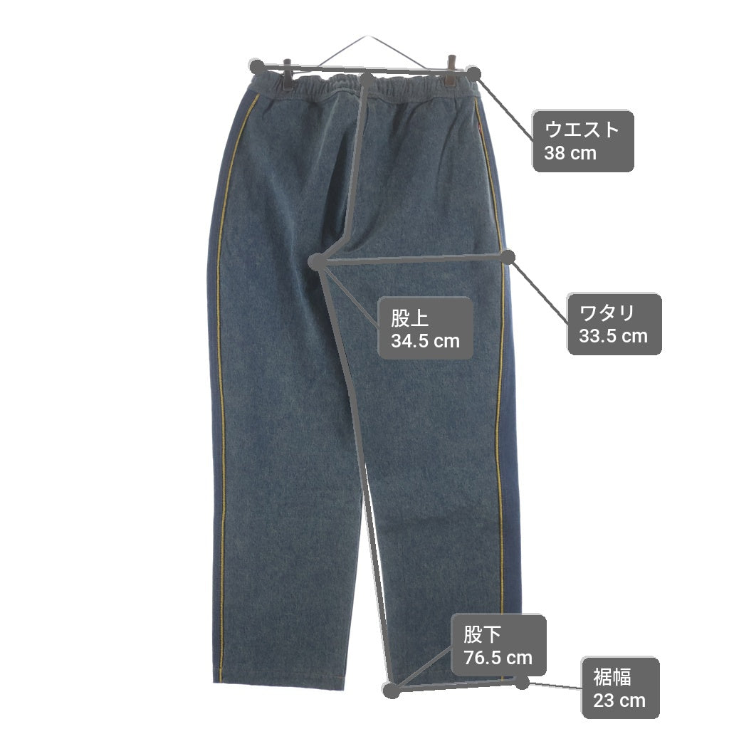 Levi's(リーバイス) ×DENIM TEARS デニムティアーズ トラックパンツ デニム インディゴ 000VP0000