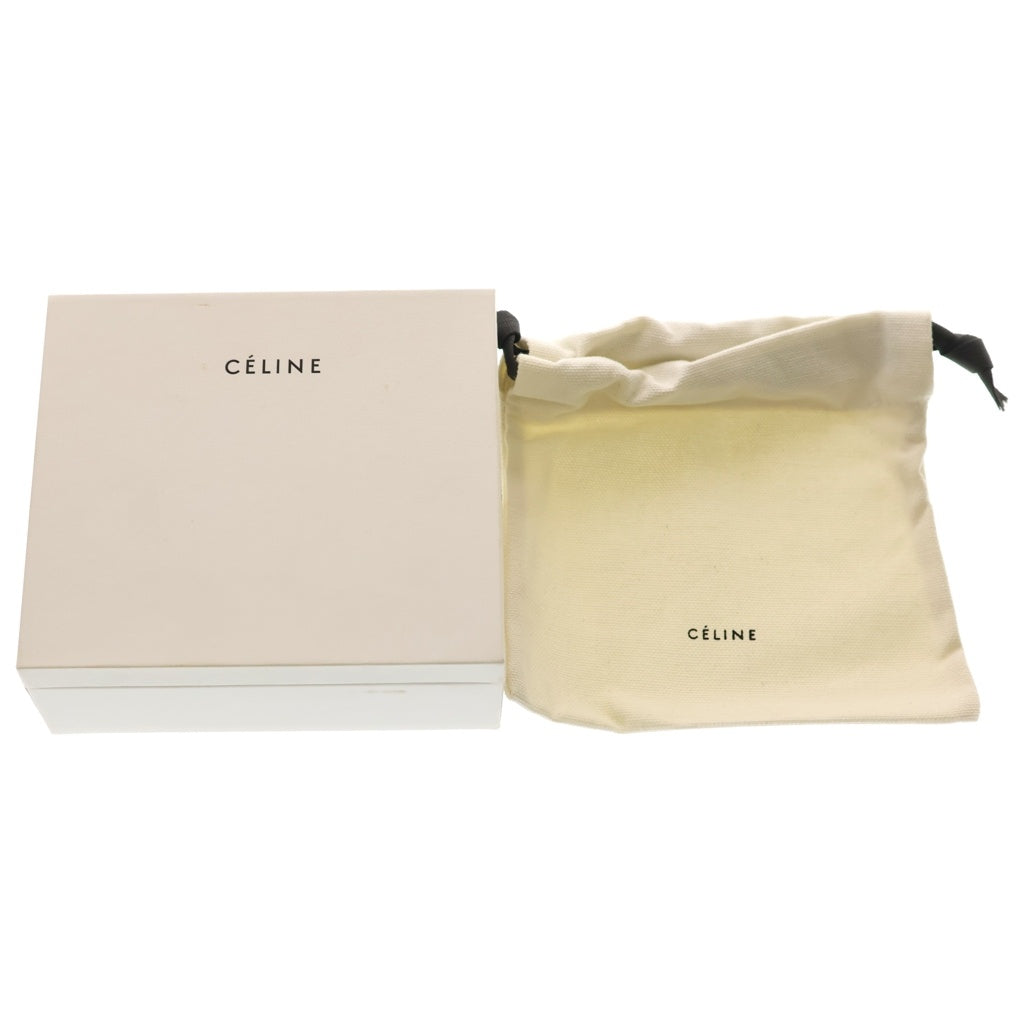 CELINE(セリーヌ) スモールトリフォールド 三つ折り財布 コンパクトウォレット コインケース ベージュ ブラウン レザー レディース