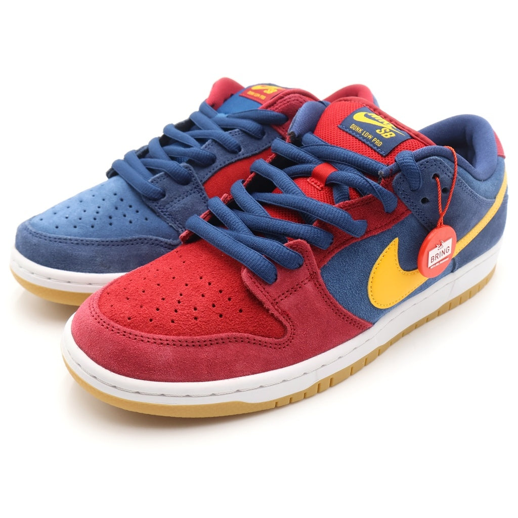 NIKE SB(ナイキエスビー) DUNK LOW BARCELONA DJ0606-400 ダンク バルセロナ ローカットスニーカー ブルー/レッド US9.5/27.5cm