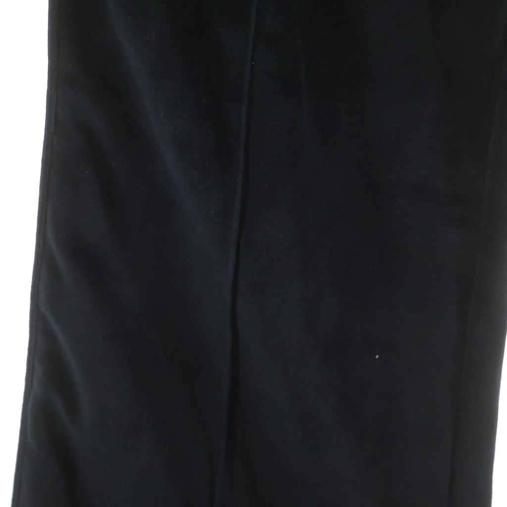 AMIRI(アミリ) Velvet Flare Track Pant AMロゴ刺繍 ベルベット