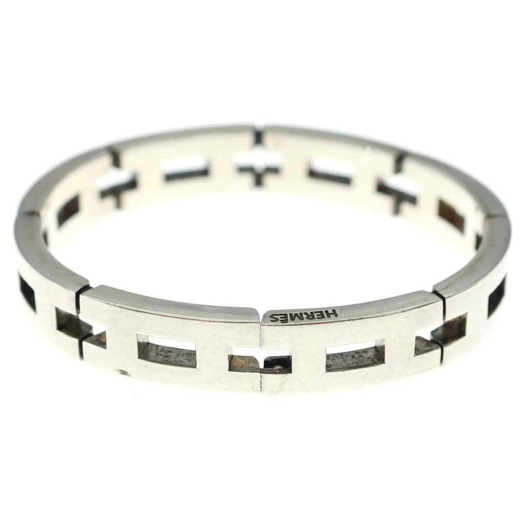HERMES(エルメス) ヴィンテージ Hモチーフ ブレスレット シルバー