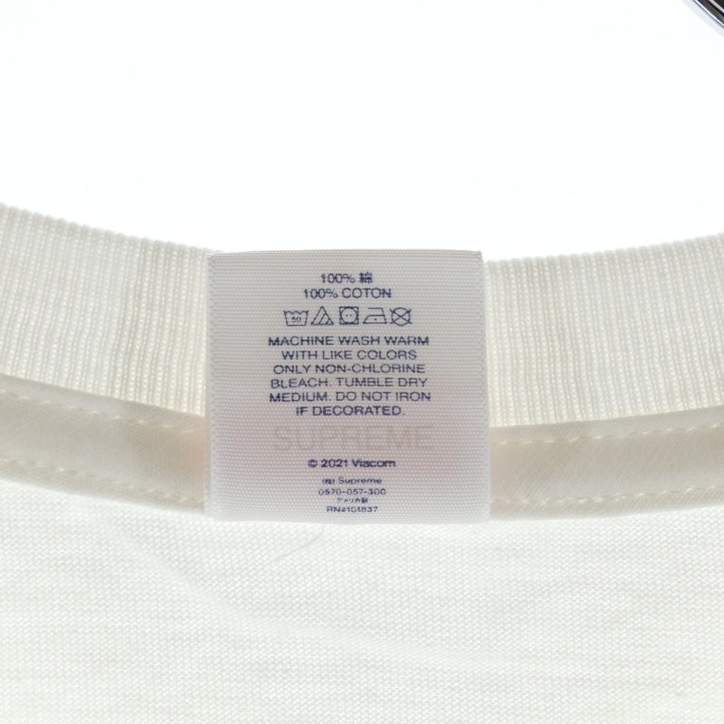 SUPREME(シュプリーム) 21SS Rapharl Tee フロントプリント クルーネック 半袖Tシャツ ホワイト