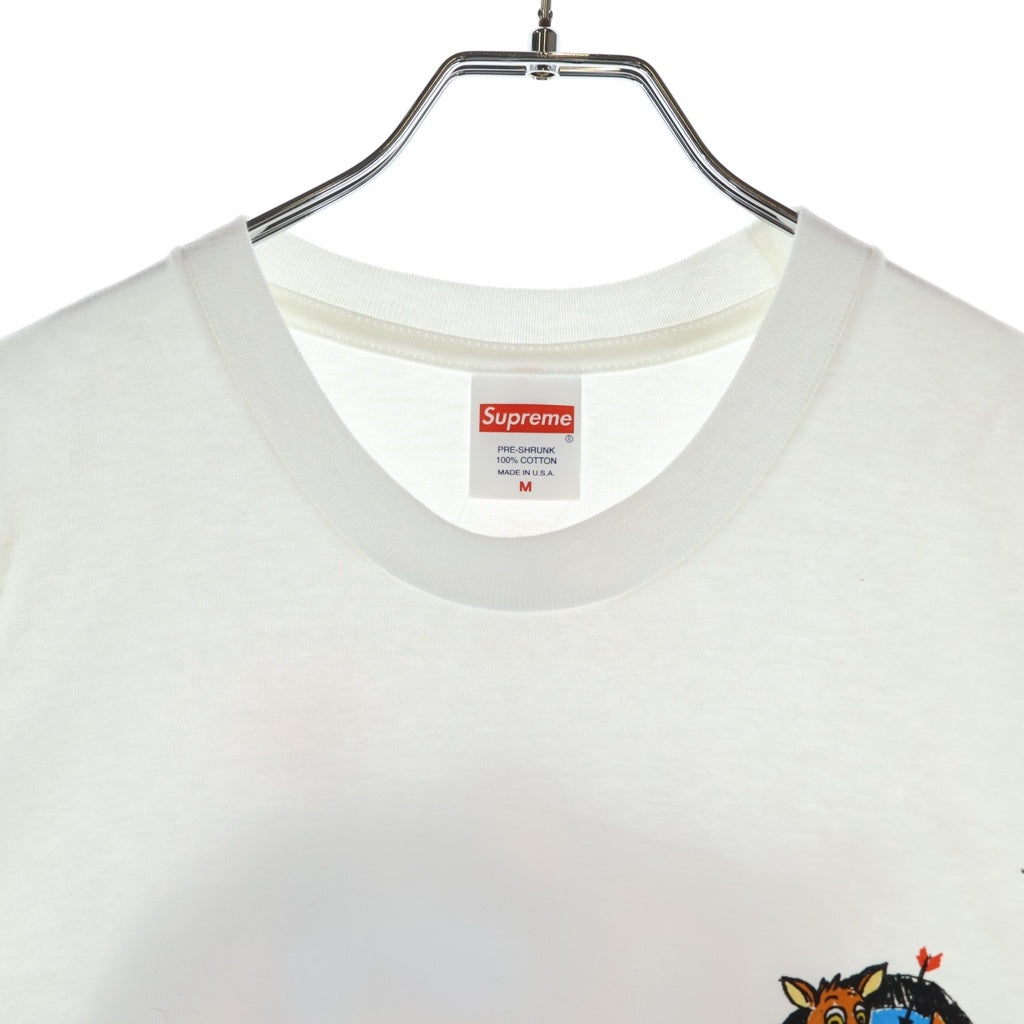 SUPREME(シュプリーム) 22SS Deer Tee ディア シカ プリント クルーネック 半袖Tシャツ ホワイト