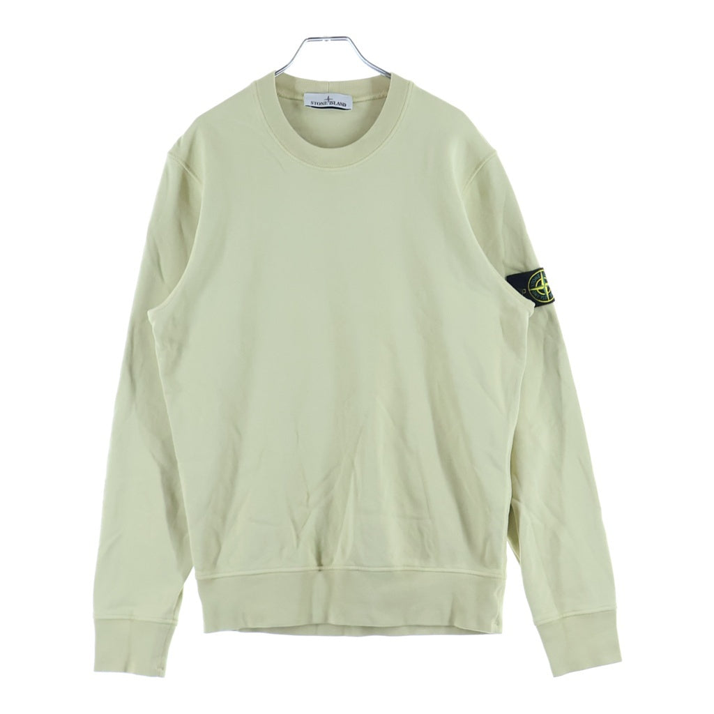 STONE ISLAND(ストーンアイランド) ロゴパッチ クルーネックスウェットトレーナー ベージュ 791563051