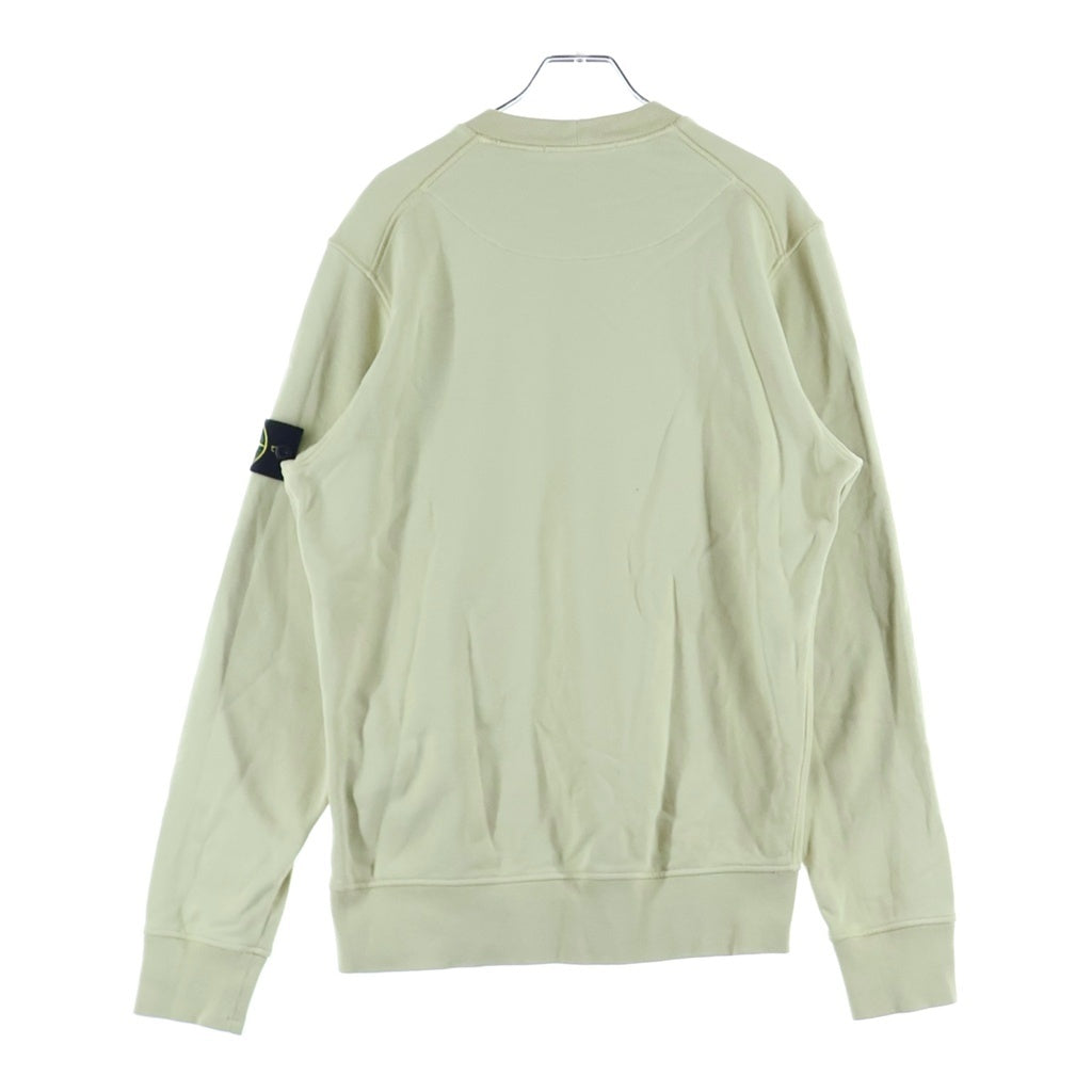 STONE ISLAND(ストーンアイランド) ロゴパッチ クルーネックスウェットトレーナー ベージュ 791563051