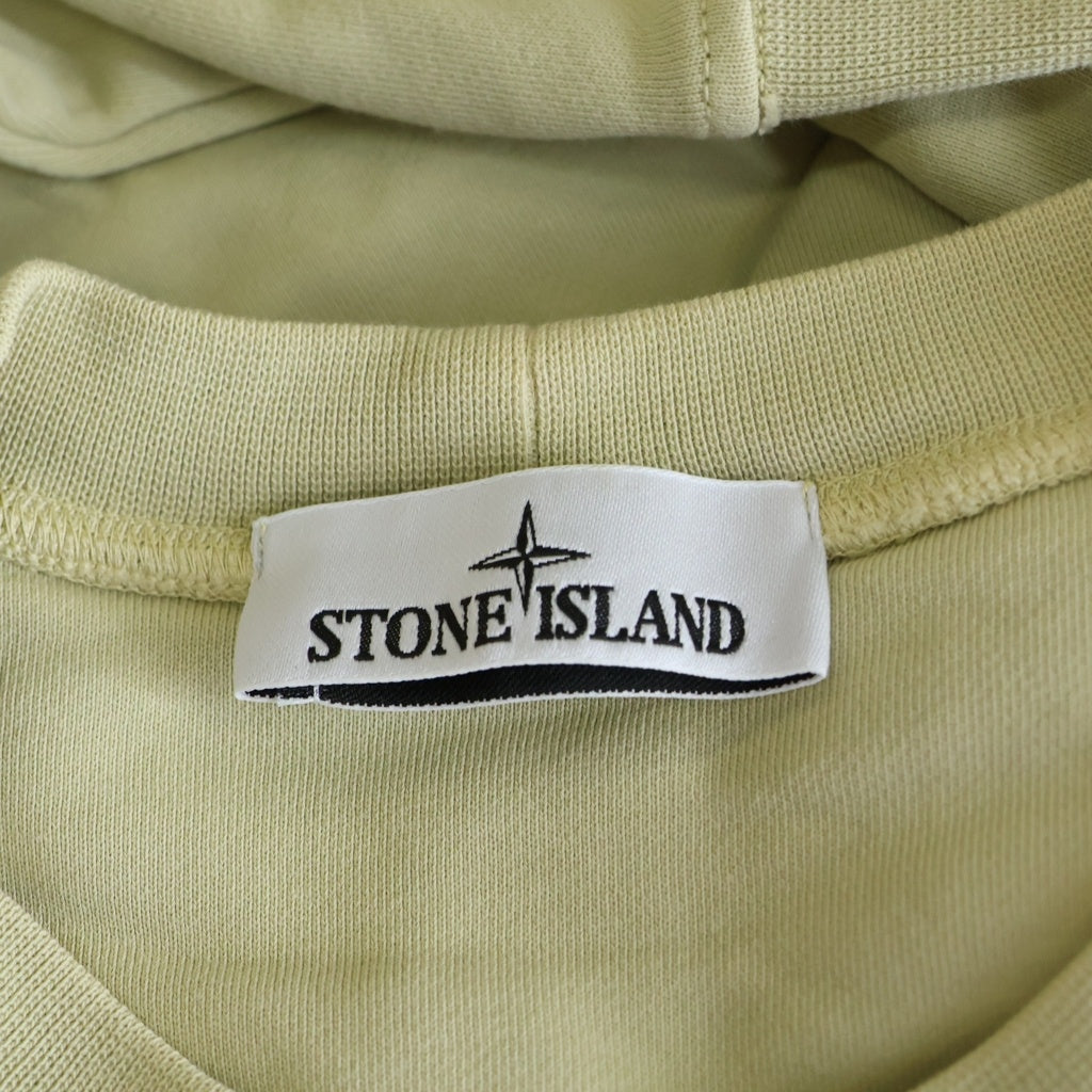 STONE ISLAND(ストーンアイランド) ロゴパッチ クルーネックスウェットトレーナー ベージュ 791563051