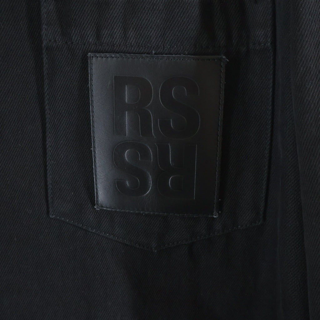 RAF SIMONS(ラフシモンズ) 22SS BIG FIT DENIM SHIRT JACKET オーバーサイズ デニムシャツ ジャケット ブラック 221-M243