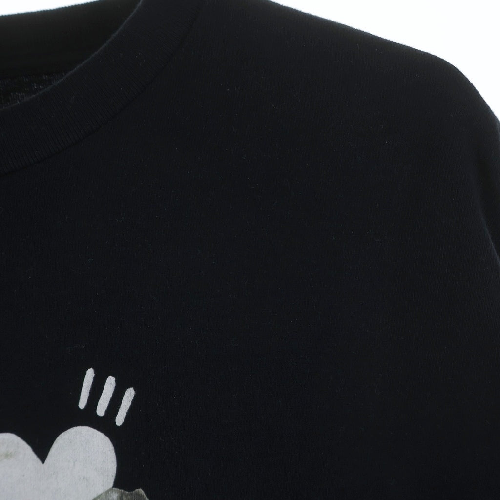 HUMAN MADE(ヒューマンメイド) 24AW GRAPHIC L/S T-SHIRT グラフィック 長袖 クルーネック カットソー ブラック HM28CCS010