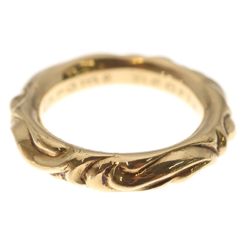 CHROME HEARTS(クロムハーツ) 22K SCRL BAND スクロールバンド リング ゴールド BCA416