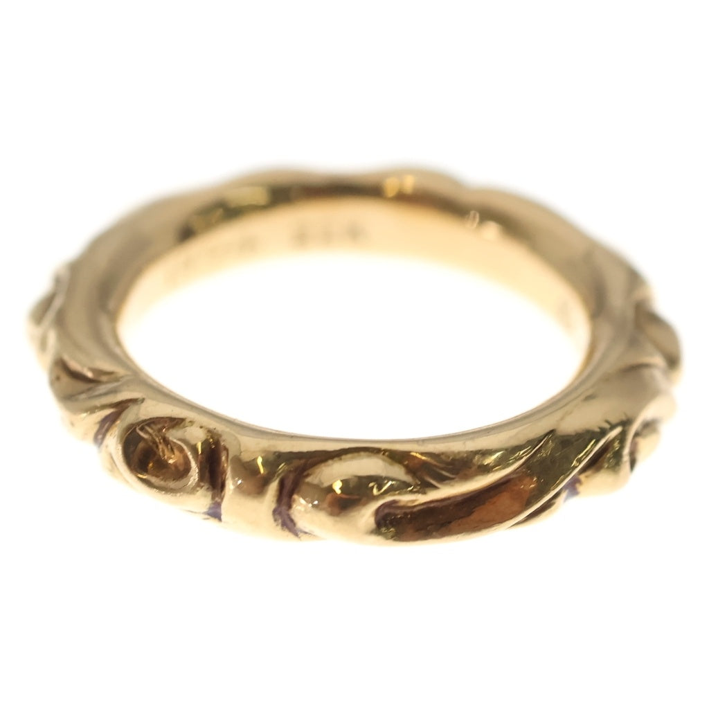 CHROME HEARTS(クロムハーツ) 22K SCRL BAND スクロールバンド リング ゴールド BCA416