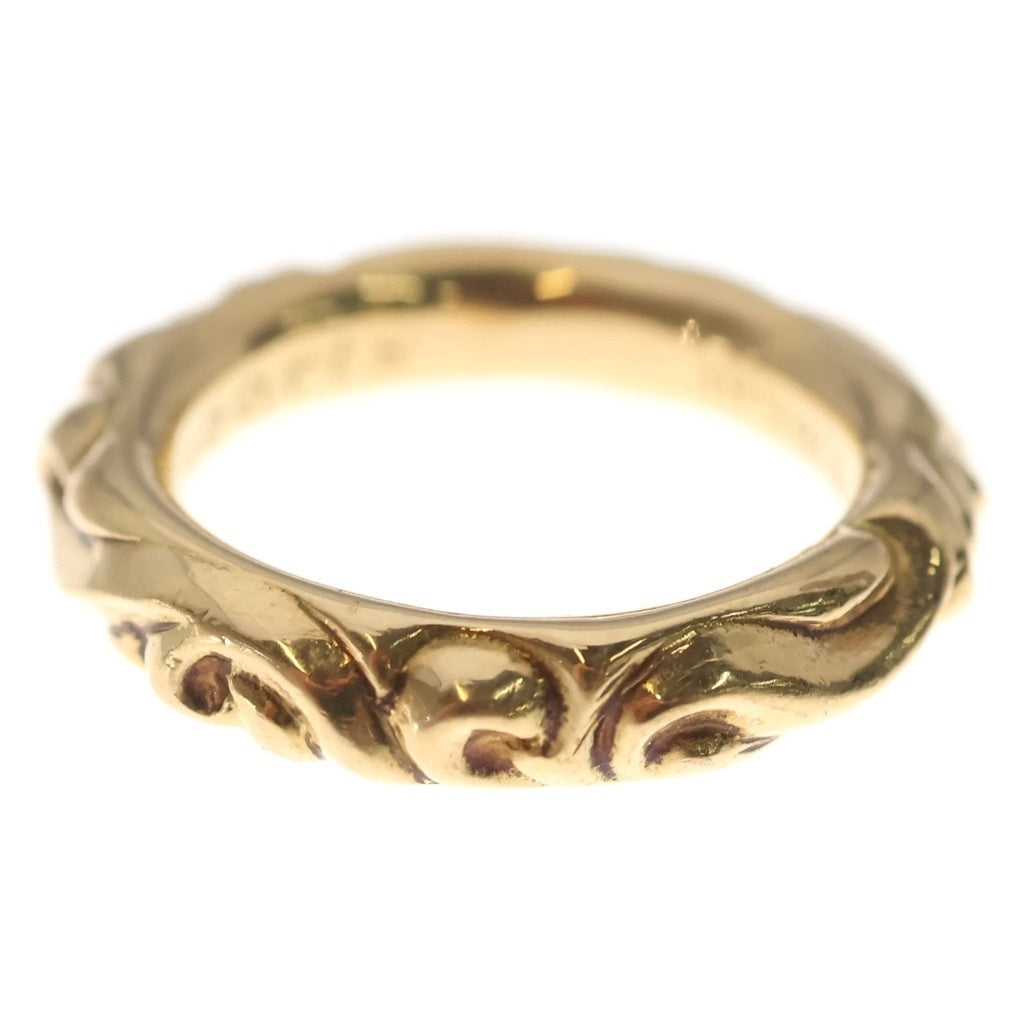 CHROME HEARTS(クロムハーツ) 22K SCRL BAND スクロールバンド リング ゴールド BCA416