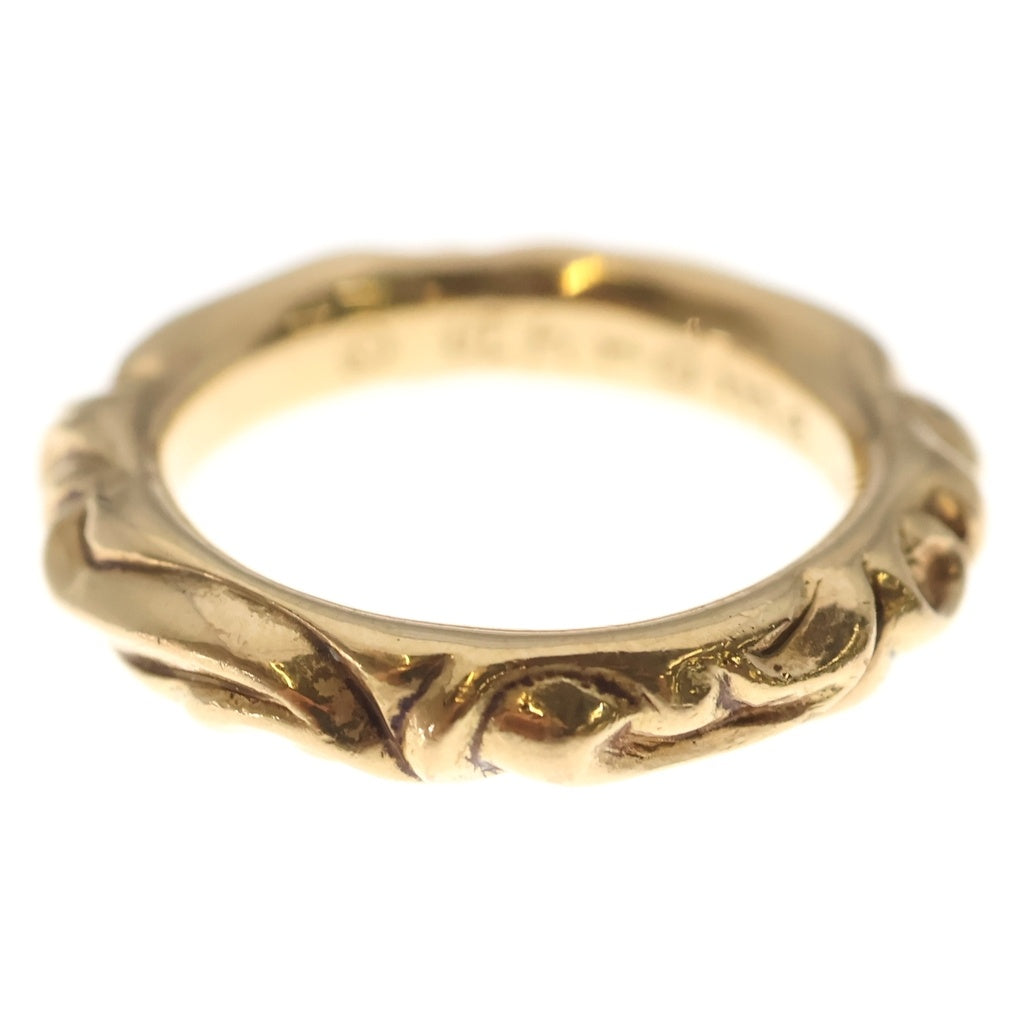 CHROME HEARTS(クロムハーツ) 22K SCRL BAND スクロールバンド リング ゴールド BCA416