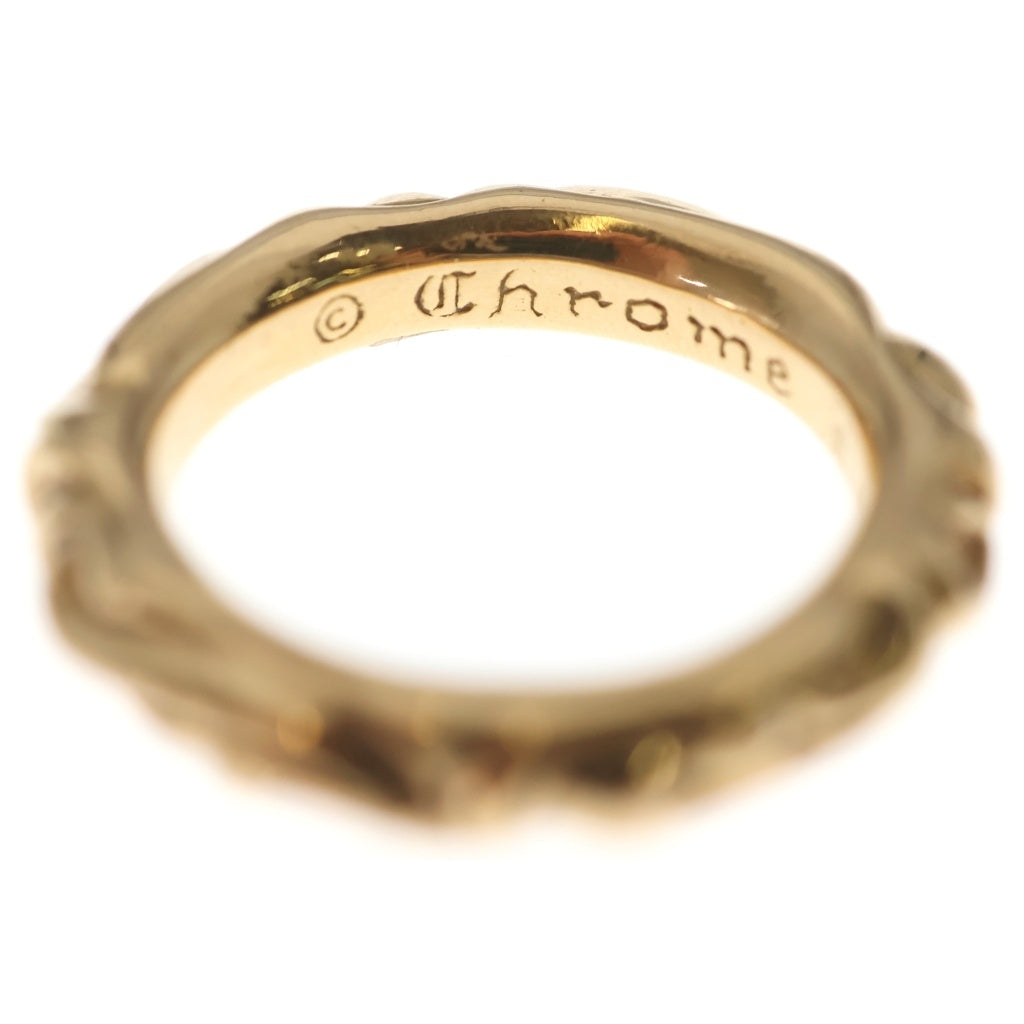CHROME HEARTS(クロムハーツ) 22K SCRL BAND スクロールバンド リング ゴールド BCA416