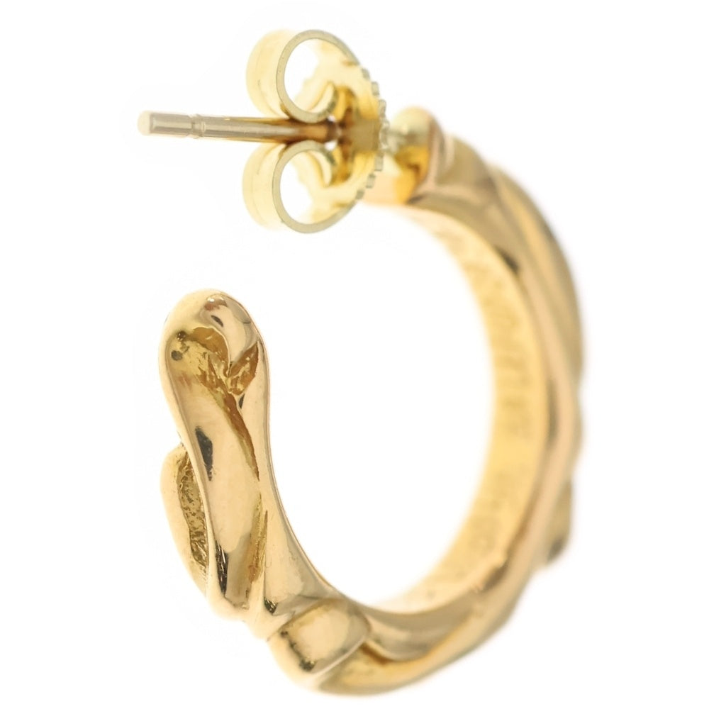 CHROME HEARTS(クロムハーツ) 22K HOOP SCROOL 1 22Kスクロールフープ ゴールドピアス