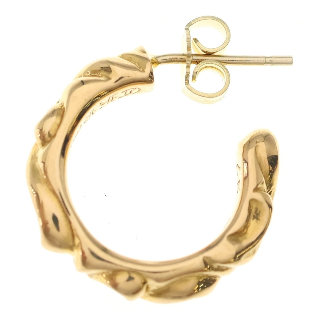 CHROME HEARTS(クロムハーツ) 22K HOOP SCROOL 1 22Kスクロールフープ ゴールドピアス