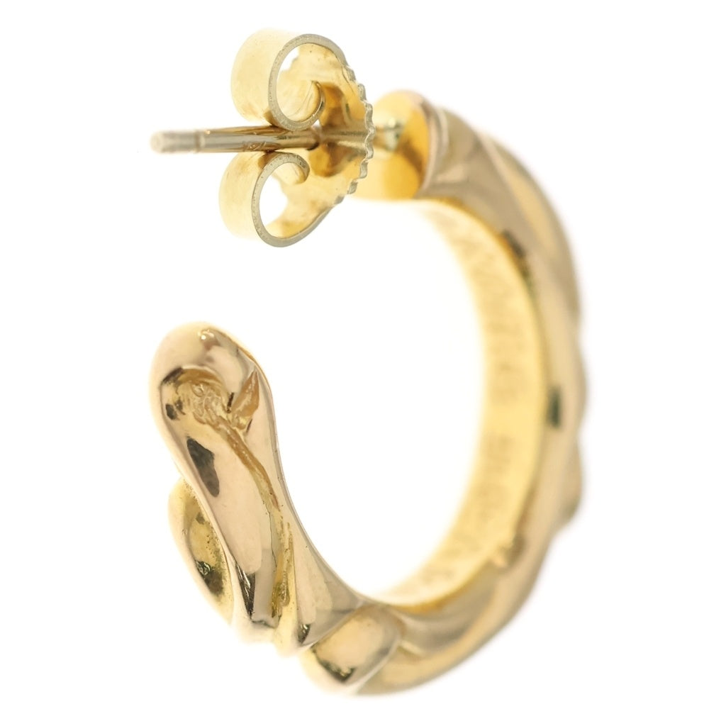 CHROME HEARTS(クロムハーツ) 22K HOOP SCROOL 1 22Kスクロールフープ ゴールドピアス