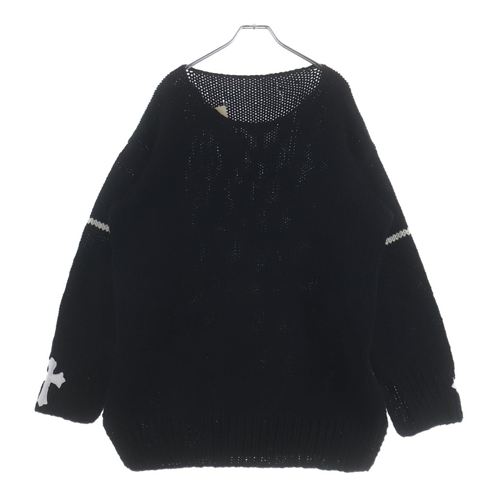 CHROME HEARTS(クロムハーツ) クロスパッチ カシミヤニットセーター