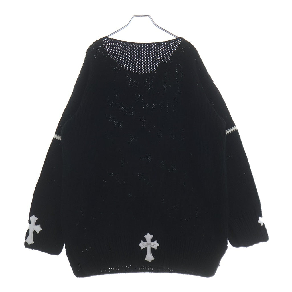 CHROME HEARTS(クロムハーツ) クロスパッチ カシミヤニットセーター