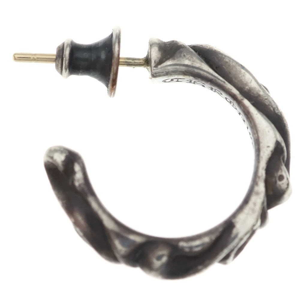 CHROME HEARTS(クロムハーツ) HOOP SCROOL スクロール フープピアス シルバー BCA102