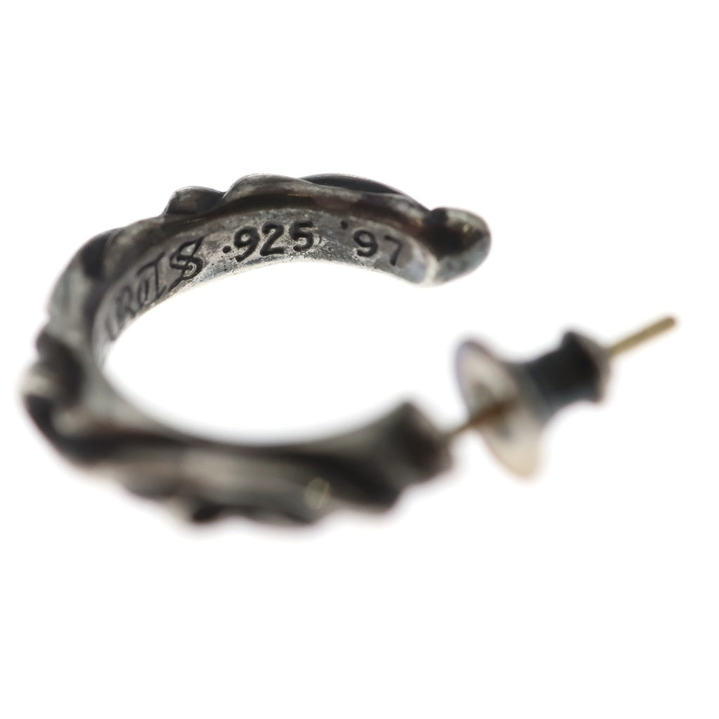 CHROME HEARTS(クロムハーツ) HOOP SCROOL スクロール フープピアス シルバー BCA102