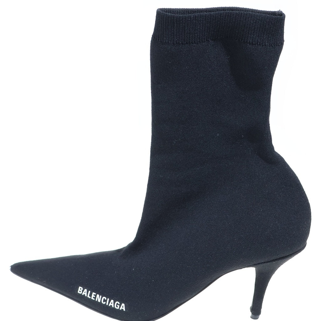 BALENCIAGA(バレンシアガ) KNIFE 2.0 80MM ソックス ヒールパンプス レディース ブラック