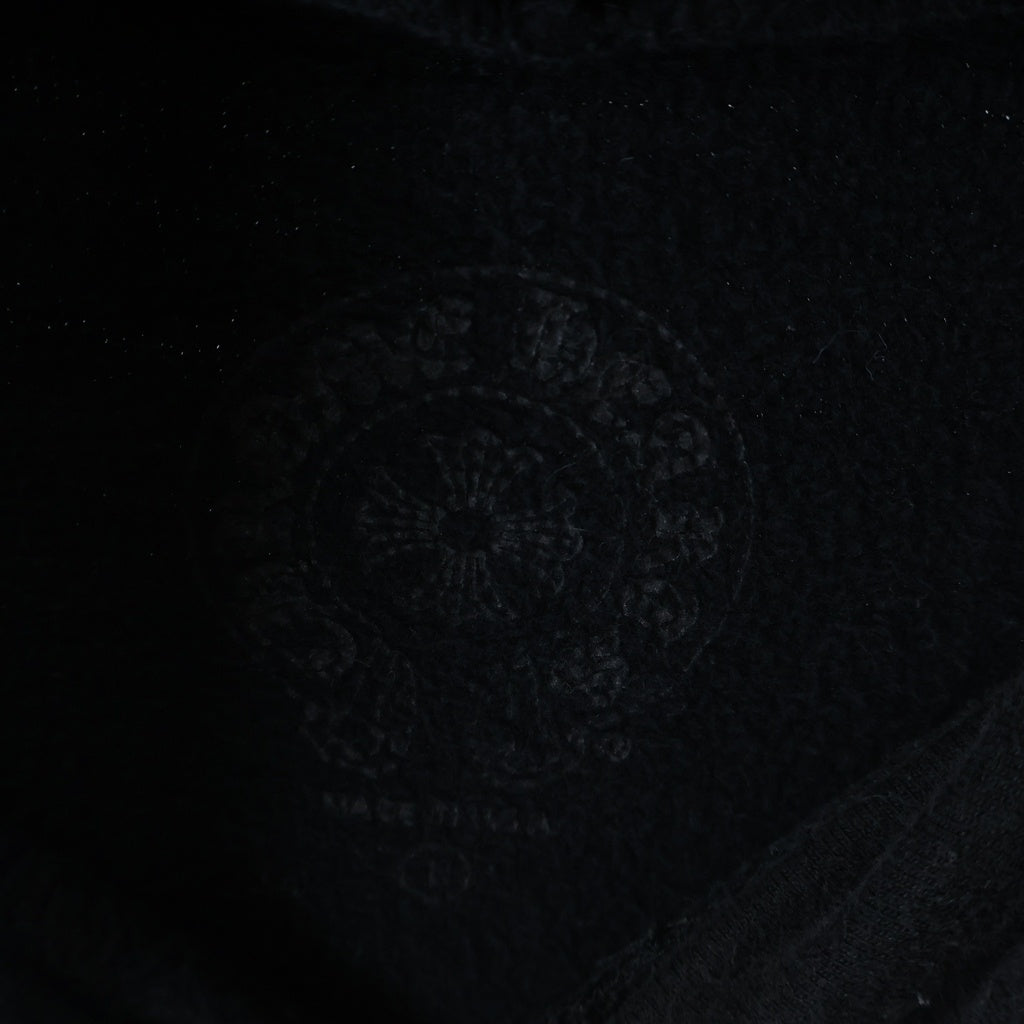 CHROME HEARTS(クロムハーツ) SWTSHRT HD Los Angeles LTD ロサンゼルス限定 バックホースシュープリント プルオーバーパーカー フーディー ブラック