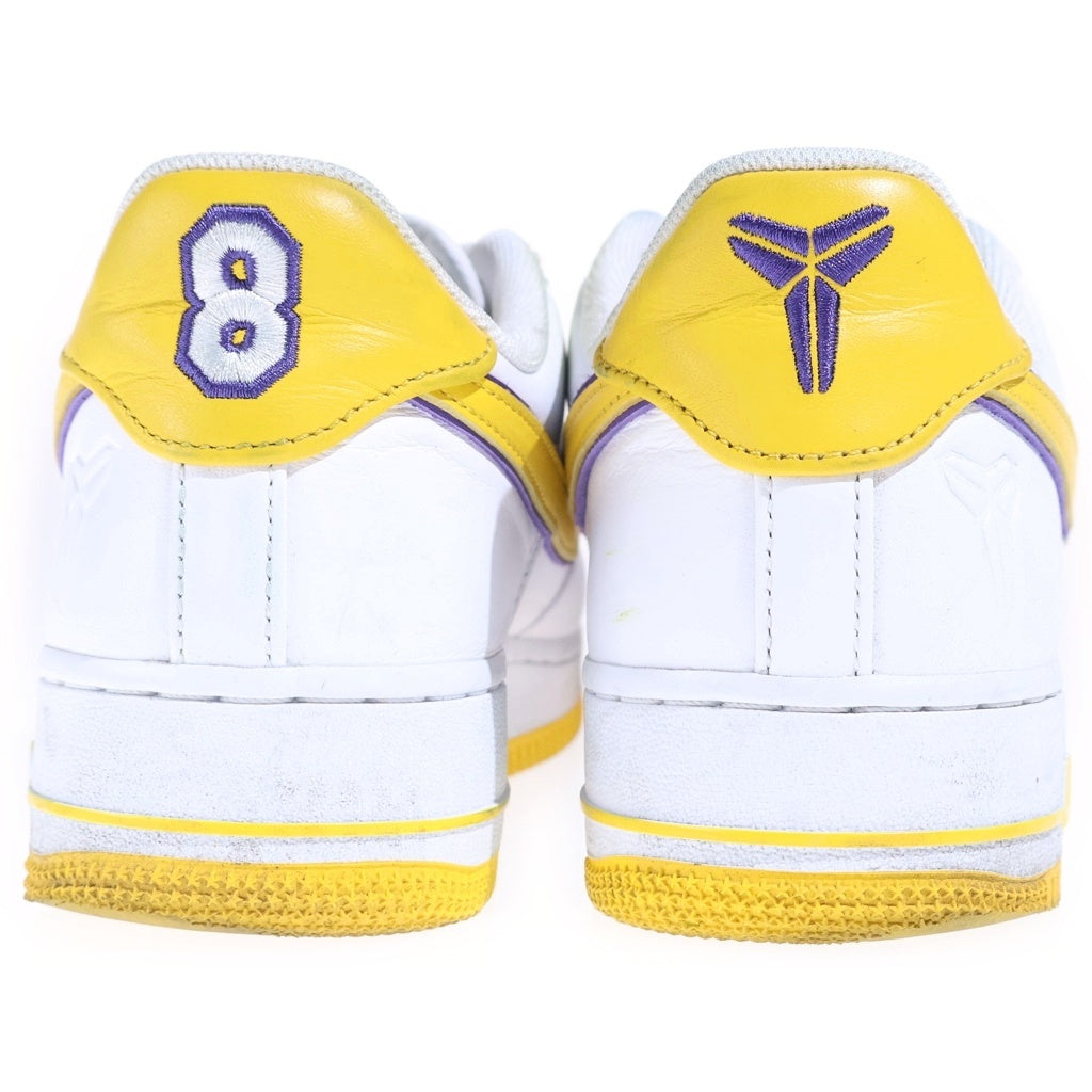 NIKE(ナイキ) Air Force 1 Low Retro QS KB エアフォース1ロー レトロ クイックストライク コービー・ブライアント ホワイト/イエロー/パープル US9/27cm FZ1151-100